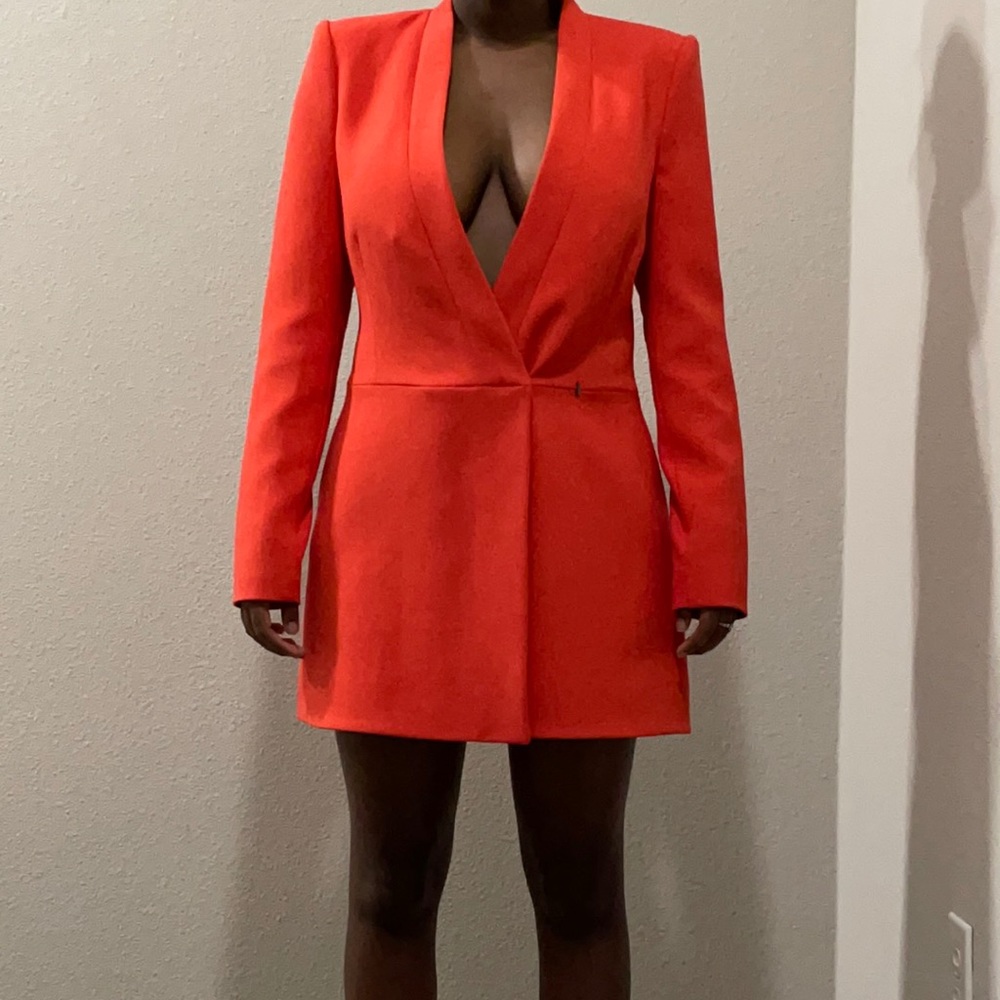 Beautiful orange dress blazer size XS